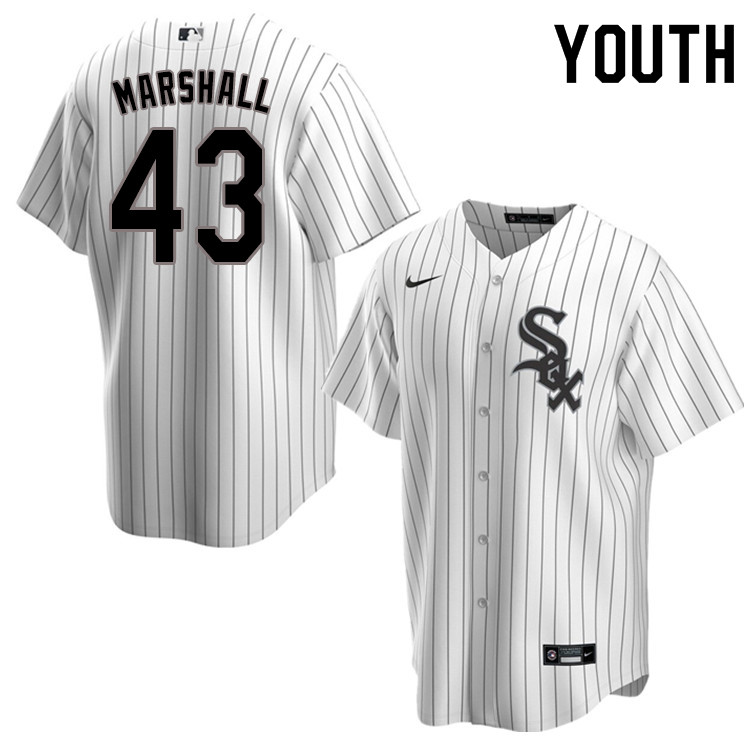 Nike Youth #43 Evan Marshall Chicago White Sox Baseball Jerseys Sale-Pinstripe